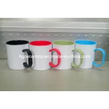 11oz Sublimation beschichteter Plastikbecher, Sublimation Coated Plastic Color Mug